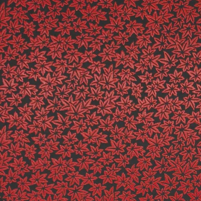 Urushi-Style Washi
– Ahornblätter – handbedrucktes Washi-Papier